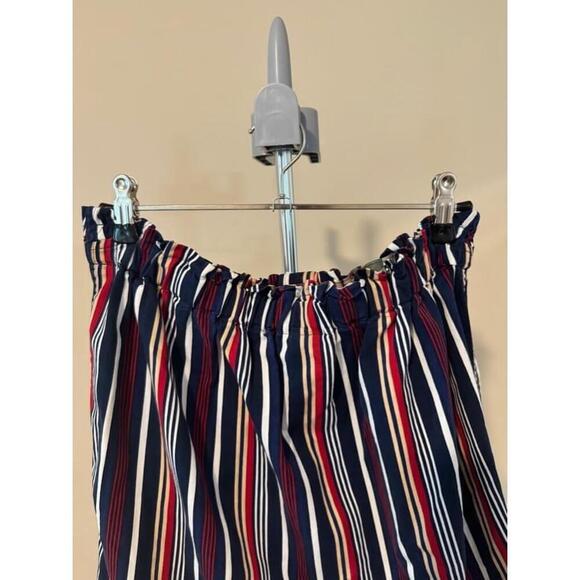 Women's Create Goods Striped Button Up Shirt - Size M - Picture 6 of 6